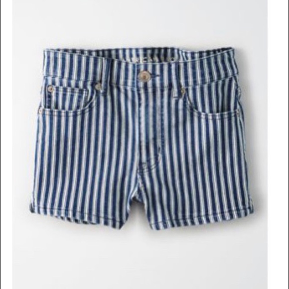 American eagle high waisted denim short shorts